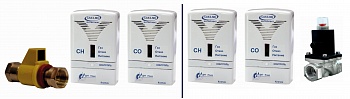 Система автоматического контроля загазованности (сигнализаторы CH4+CO2) САКЗ-МК-2-1Ai